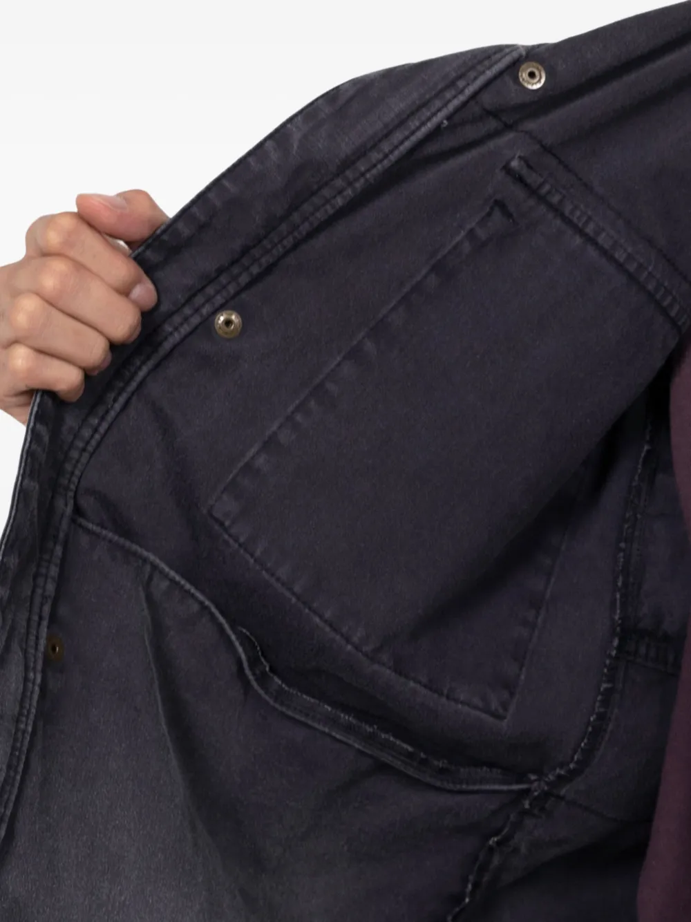 KAMIYA Denim jack Grijs
