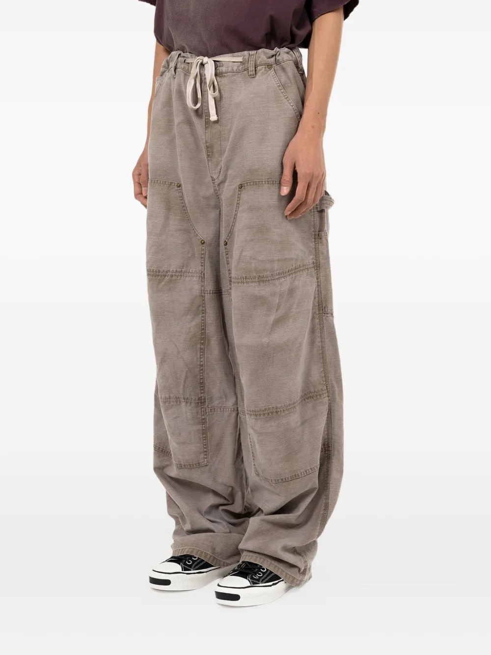  Kamiya Multi-pocket Painter Trousers - Grey 