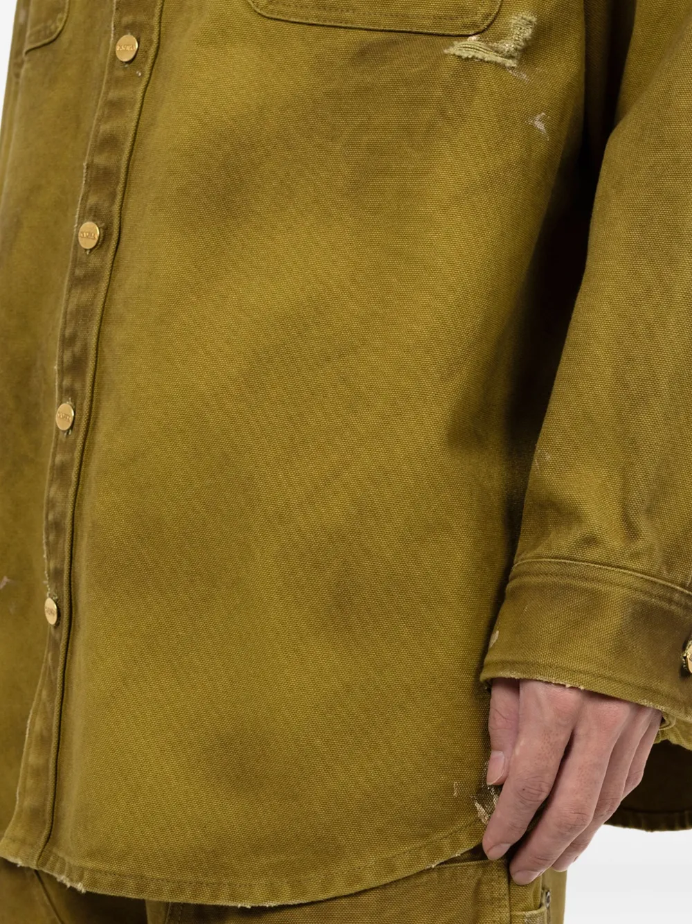 Distressed Pocket Shirt