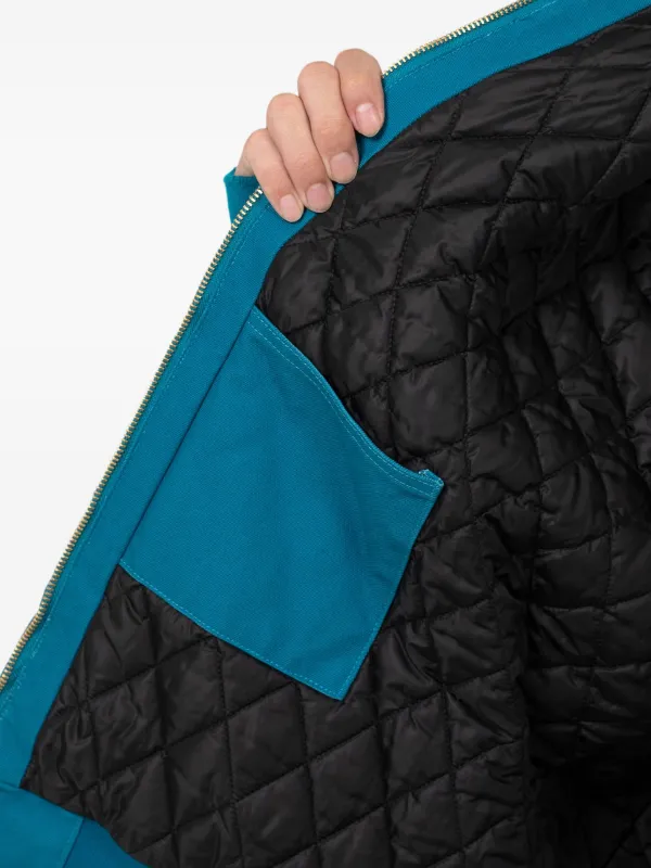 KAMIYA Boro Distressed zip-up Jacket | Blue | FARFETCH ZA