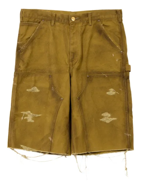 KAMIYA  malershorts med slitageeffekt