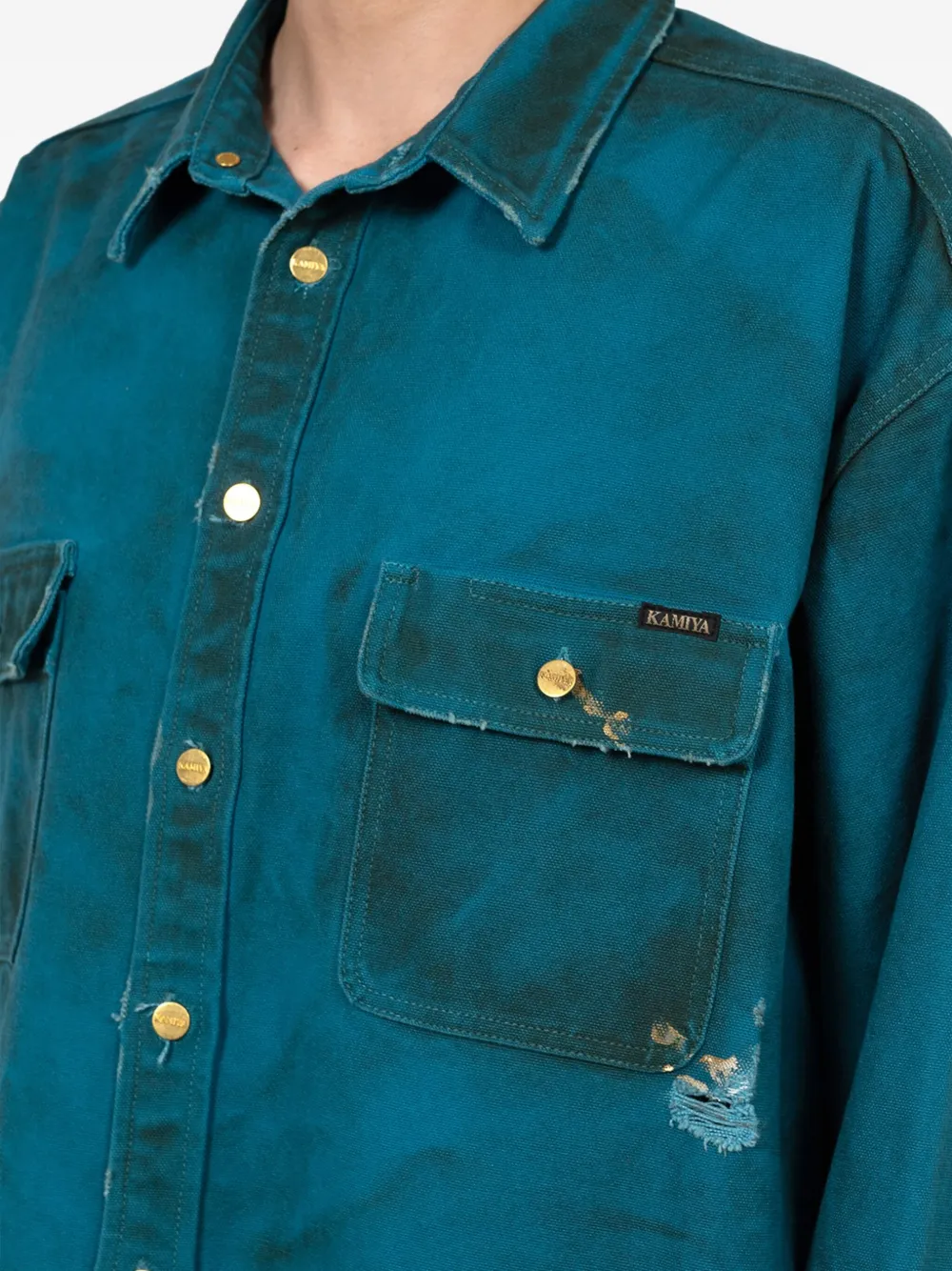 Distressed Pocket Shirt