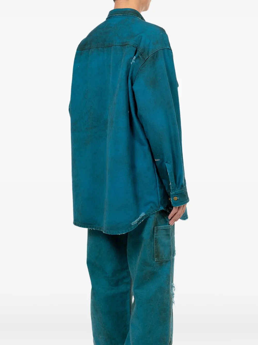 Distressed Pocket Shirt