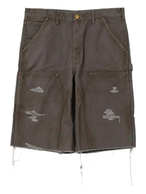 KAMIYA  malershorts med slitageeffekt