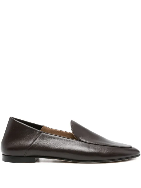 Dear Frances Gio pointed-toe Leather Loafers Brown FARFETCH