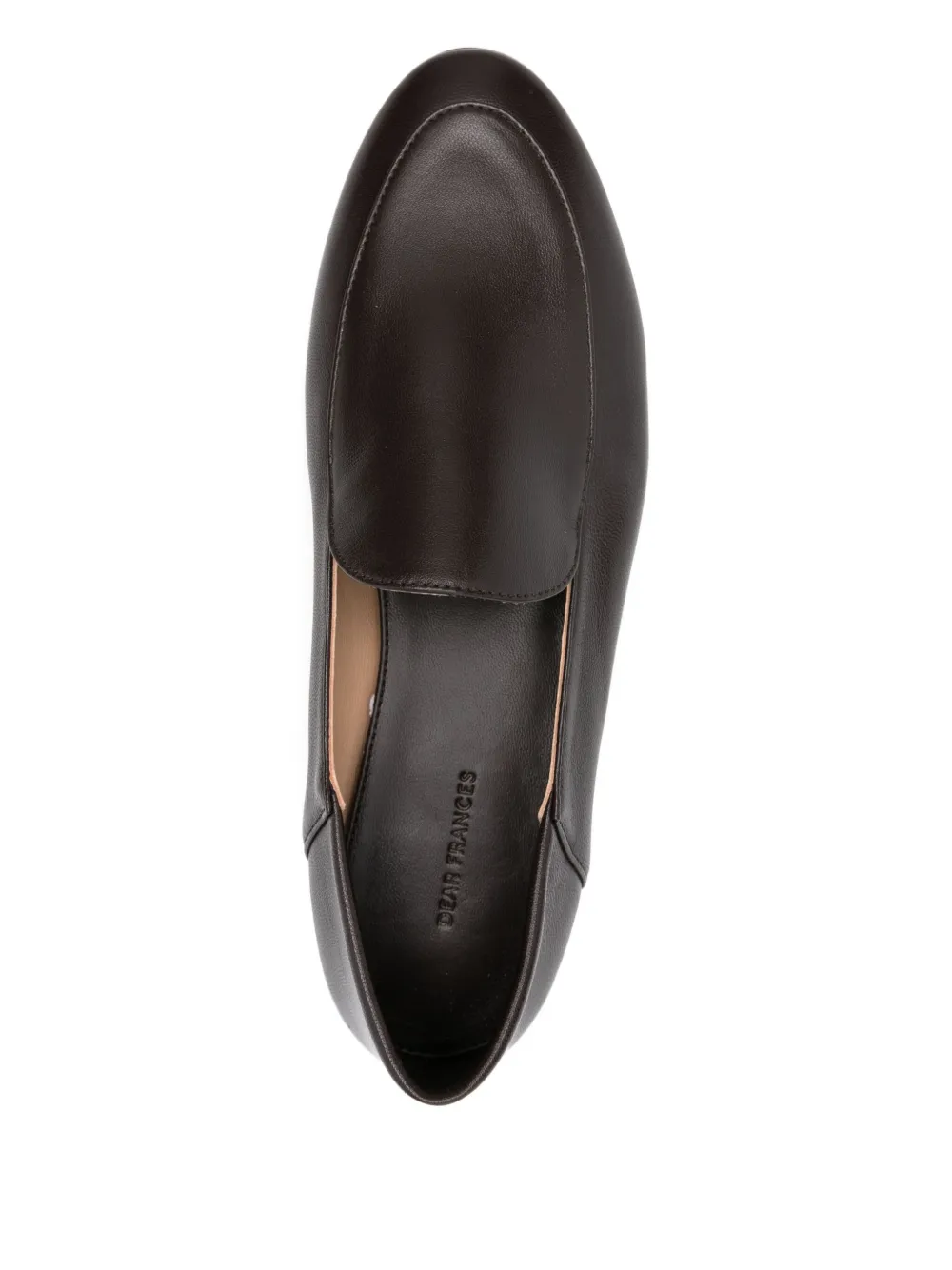 Dear Frances Gio pointed-toe leather loafers Bruin