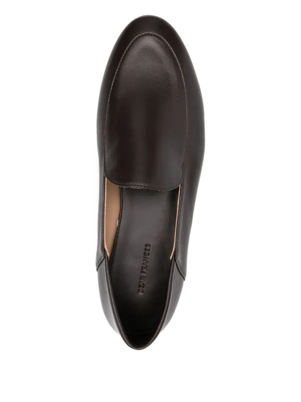 Dear Frances Gio pointed-toe Leather Loafers | Brown | FARFETCH