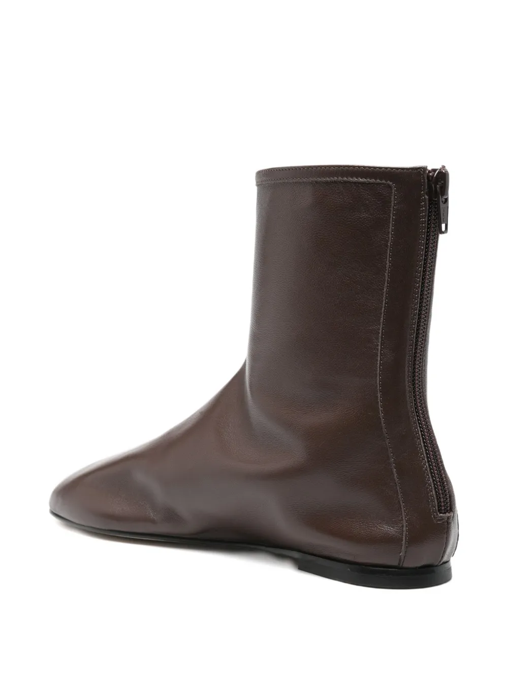 Dear Frances Balla leather zipped ankle boots Bruin