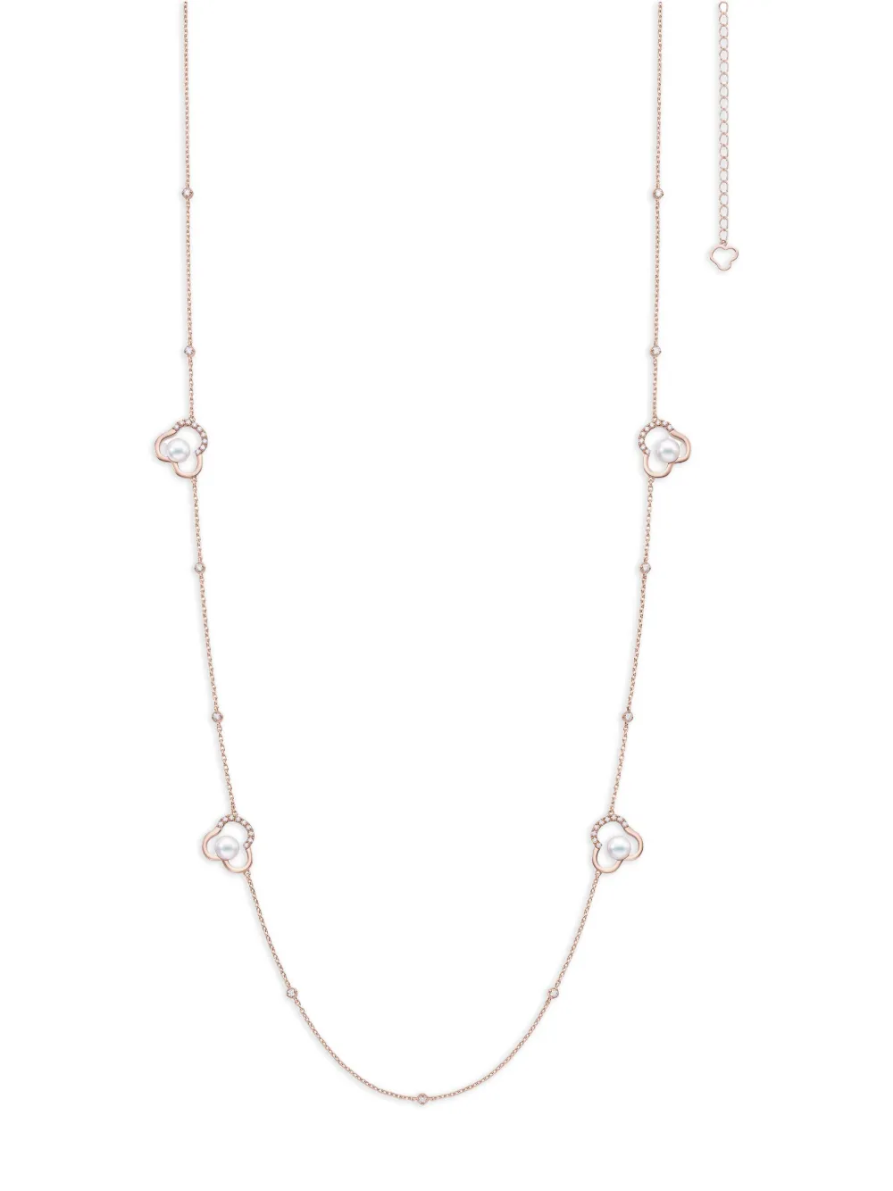 TASAKI 18K rose gold Chants signature akoya pearls and diamonds TASAKI 18K rose gold Chants signature akoya pearls and diamonds