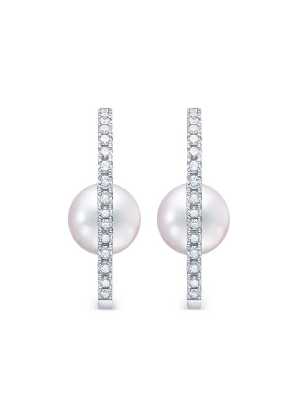 TASAKI チャンツダイヤモンド パール ピアス