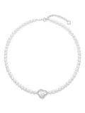TASAKI 18K white gold Chants signature akoya pearls and diamonds necklace