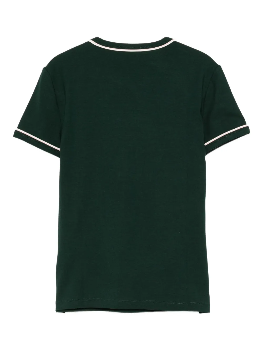 Lacoste T-shirt met contrasterende afwerking Groen