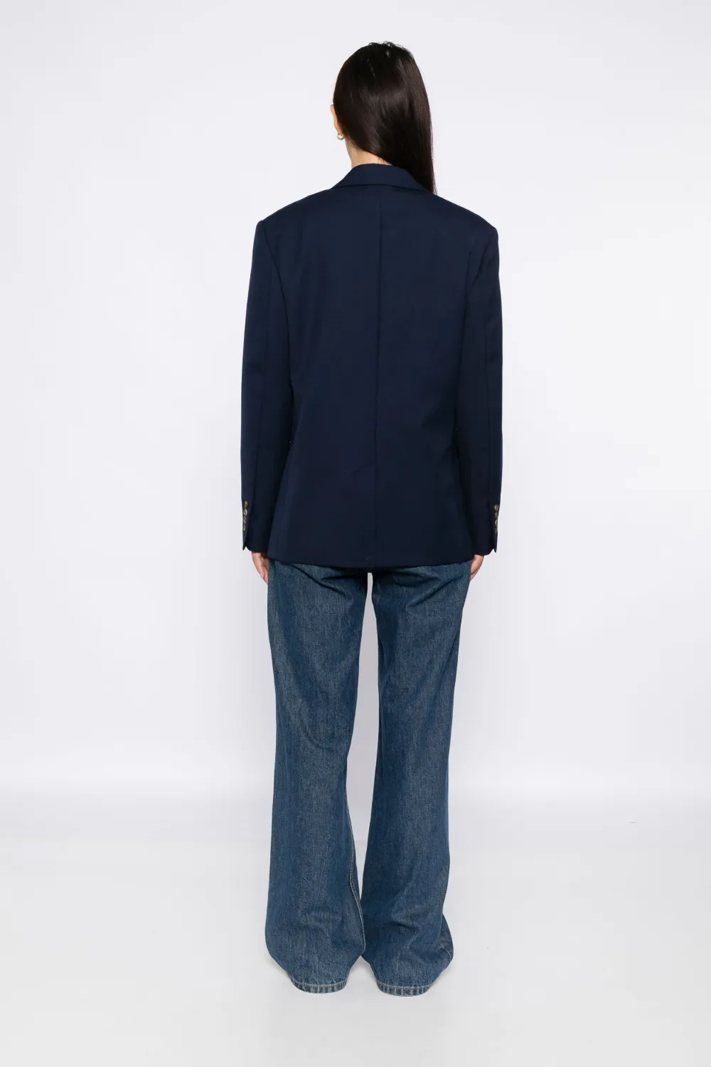 Lacoste Blazer met geborduurd logo Blauw