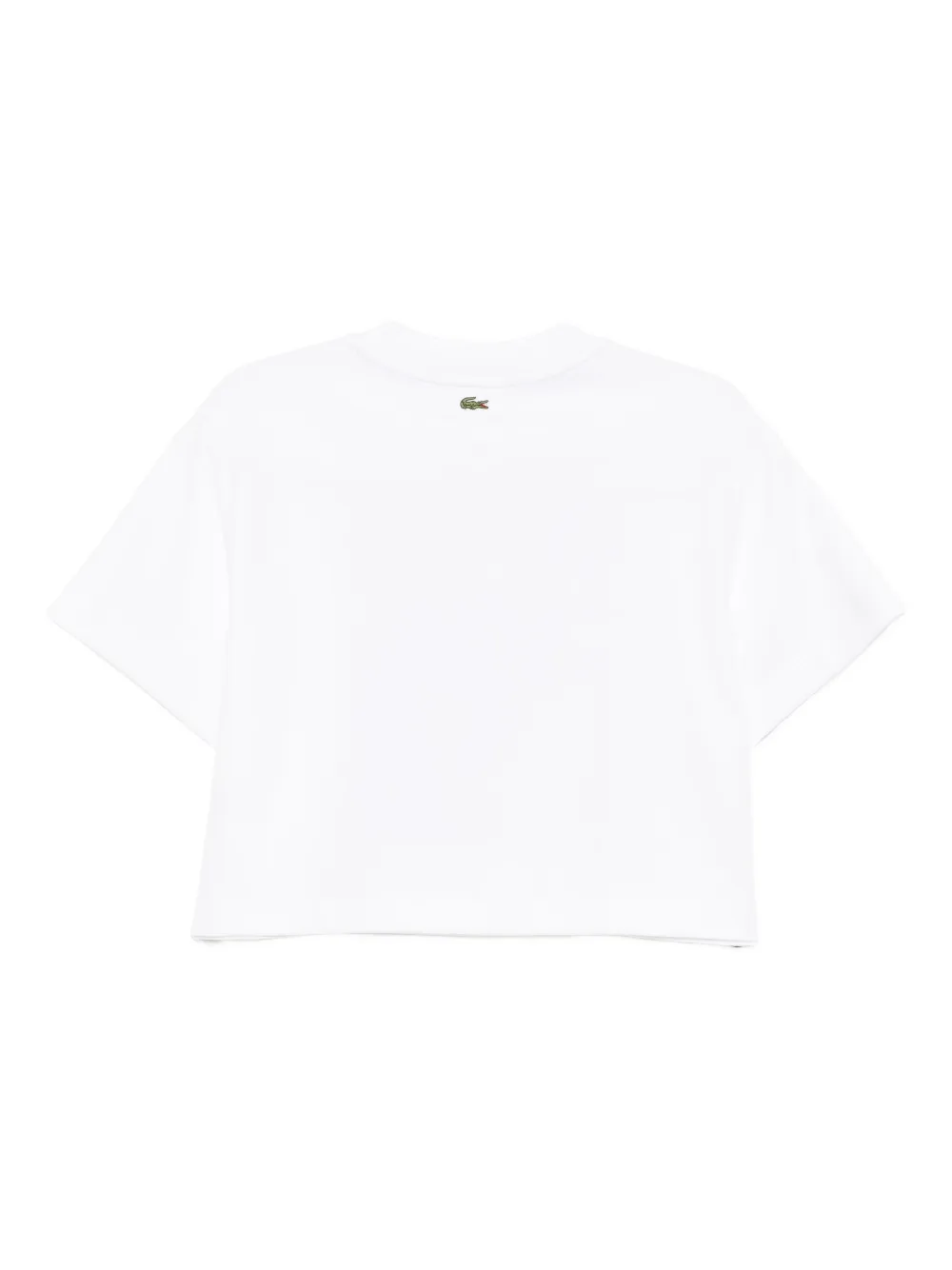 Lacoste T-shirt met borduurwerk Wit
