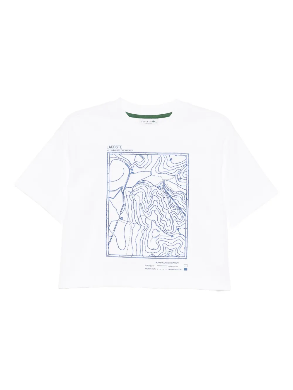 Lacoste T-shirt met borduurwerk Wit