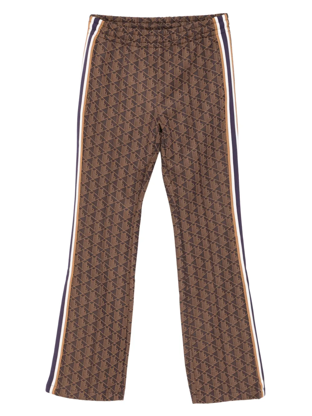 Lacoste Broek met monogram Bruin