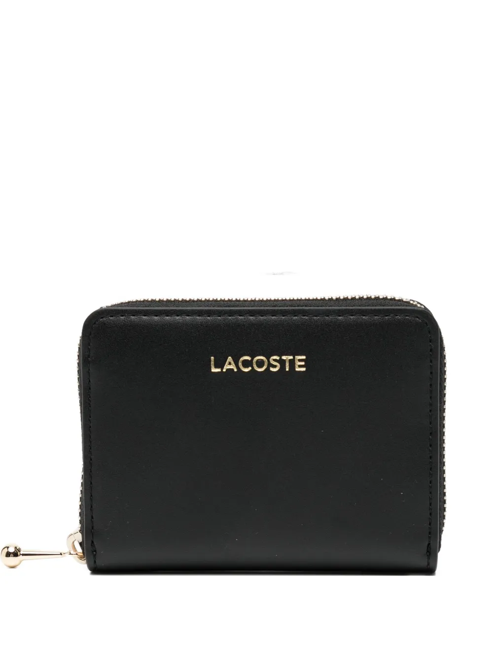 Lacoste Logo-embossed Wallets In Black