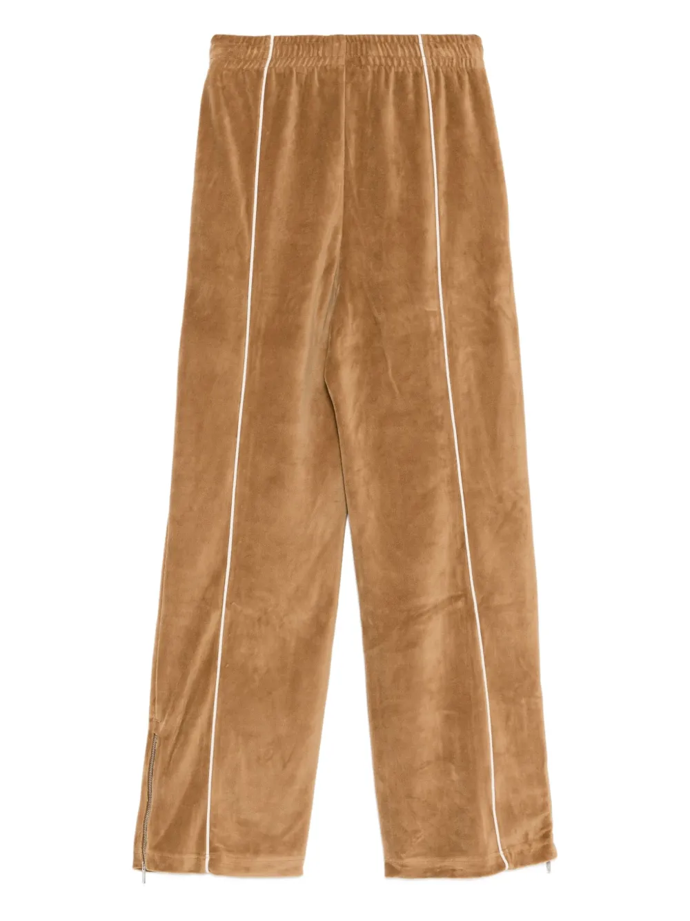 Lacoste Broek met geborduurd logo - Bruin