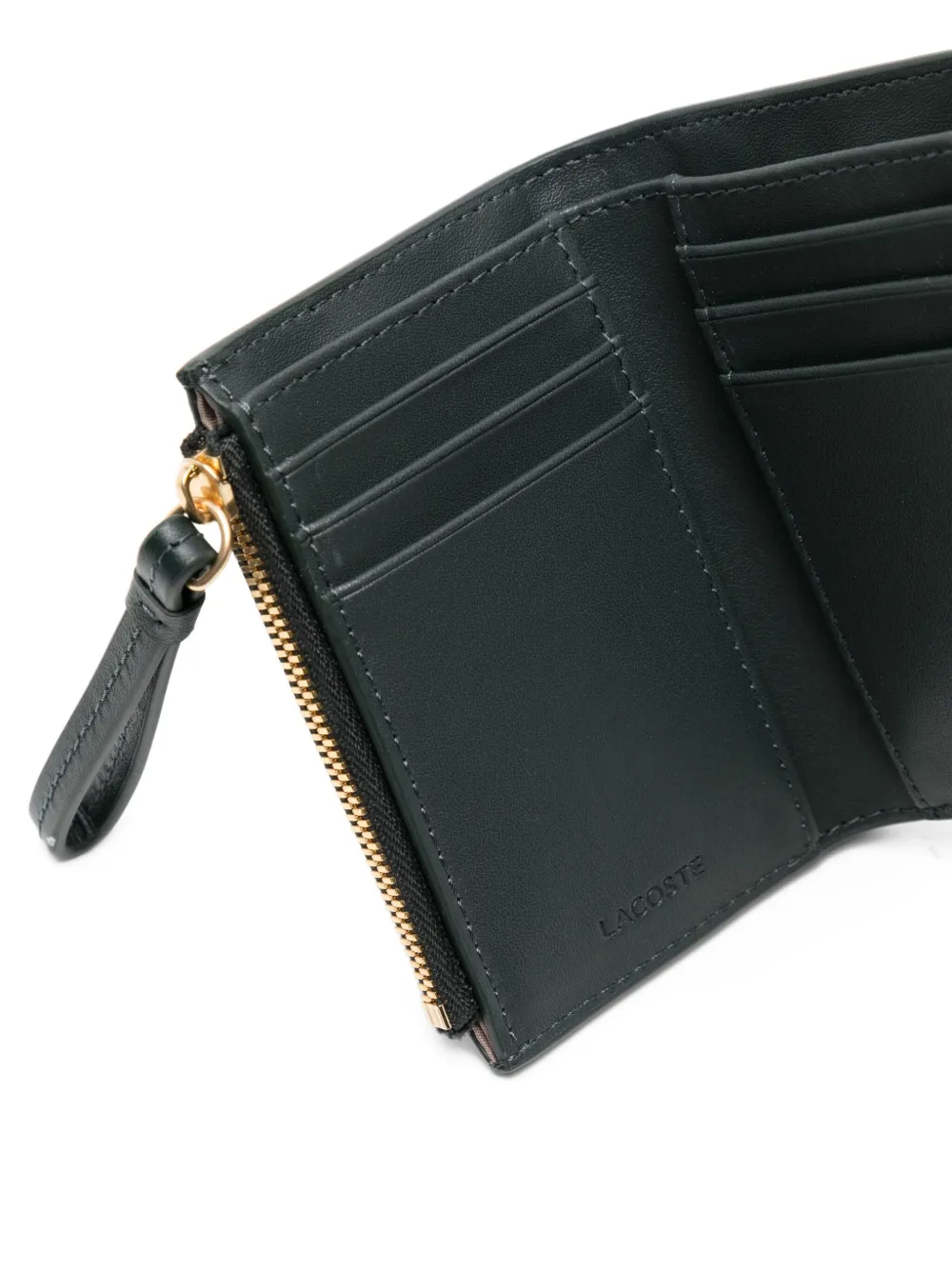 Lacoste Compacte portemonnee Groen