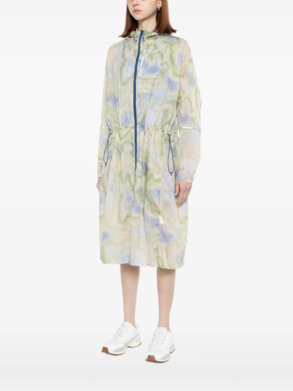 Lacoste Jas met logoprint Groen