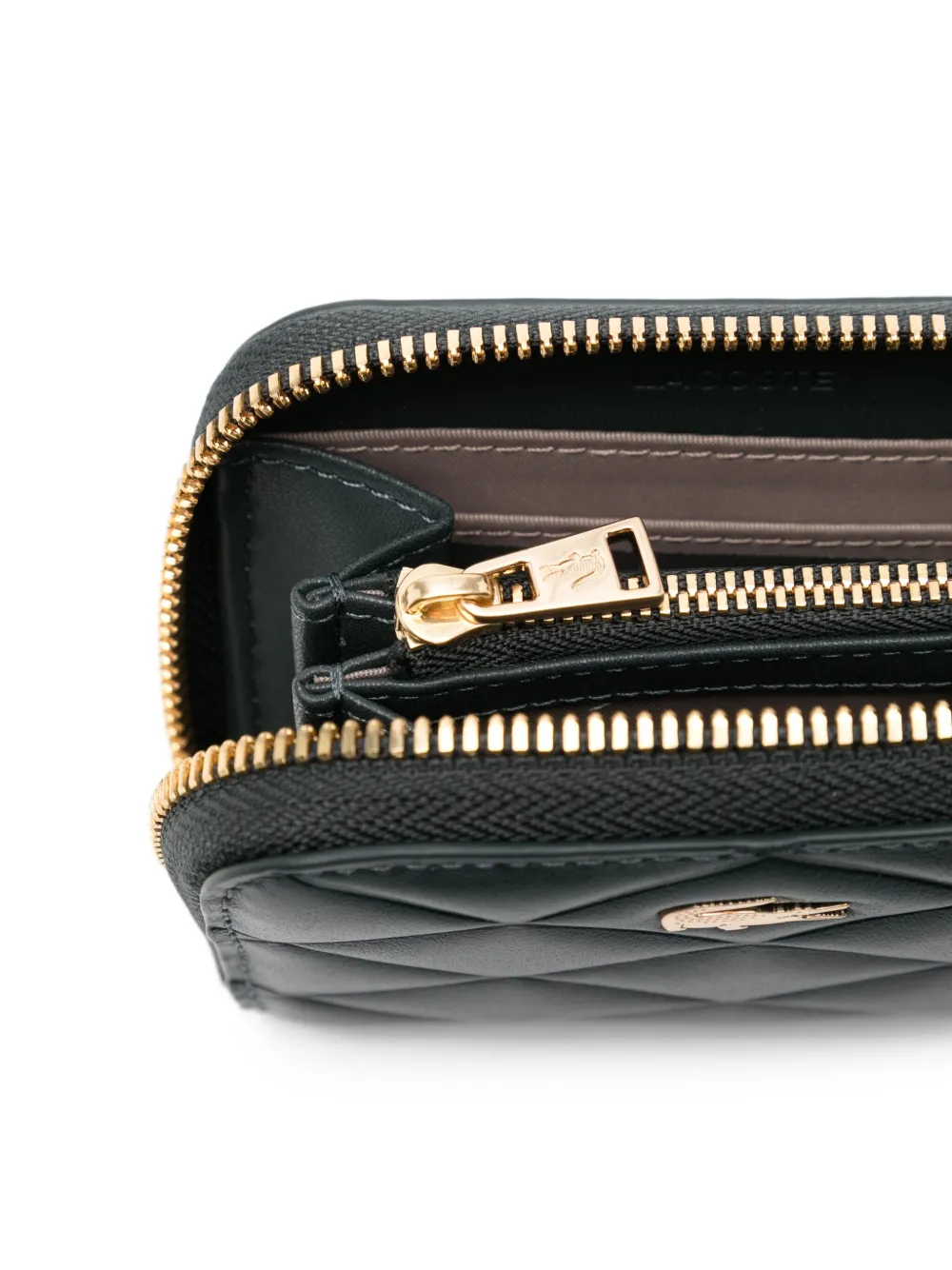 Lacoste Portemonnee met rits Groen
