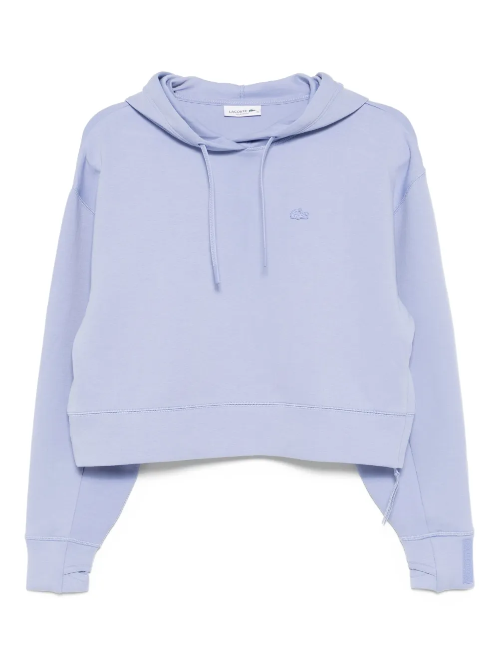 Lacoste Hoodie met geborduurd logo Blauw