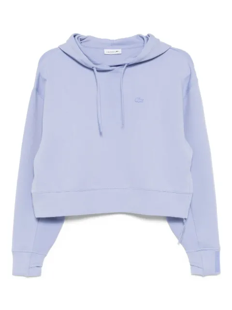 Lacoste logo-embroidered hoodie