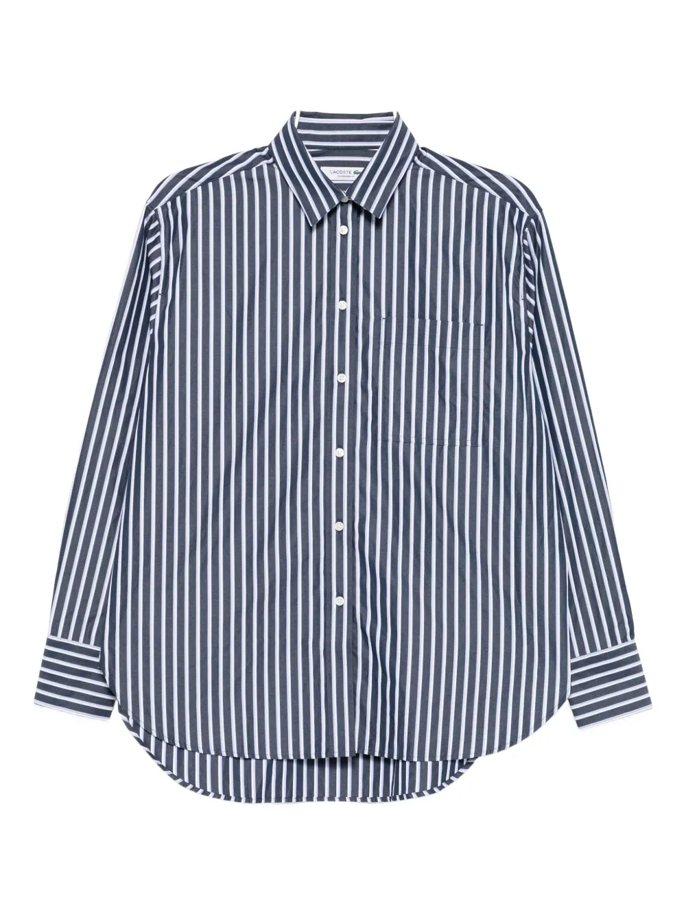 Lacoste long-sleeved shirt Blauw