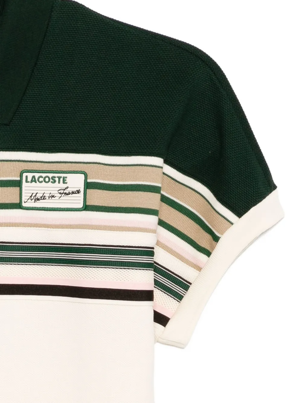 Lacoste Gestreept poloshirt Groen
