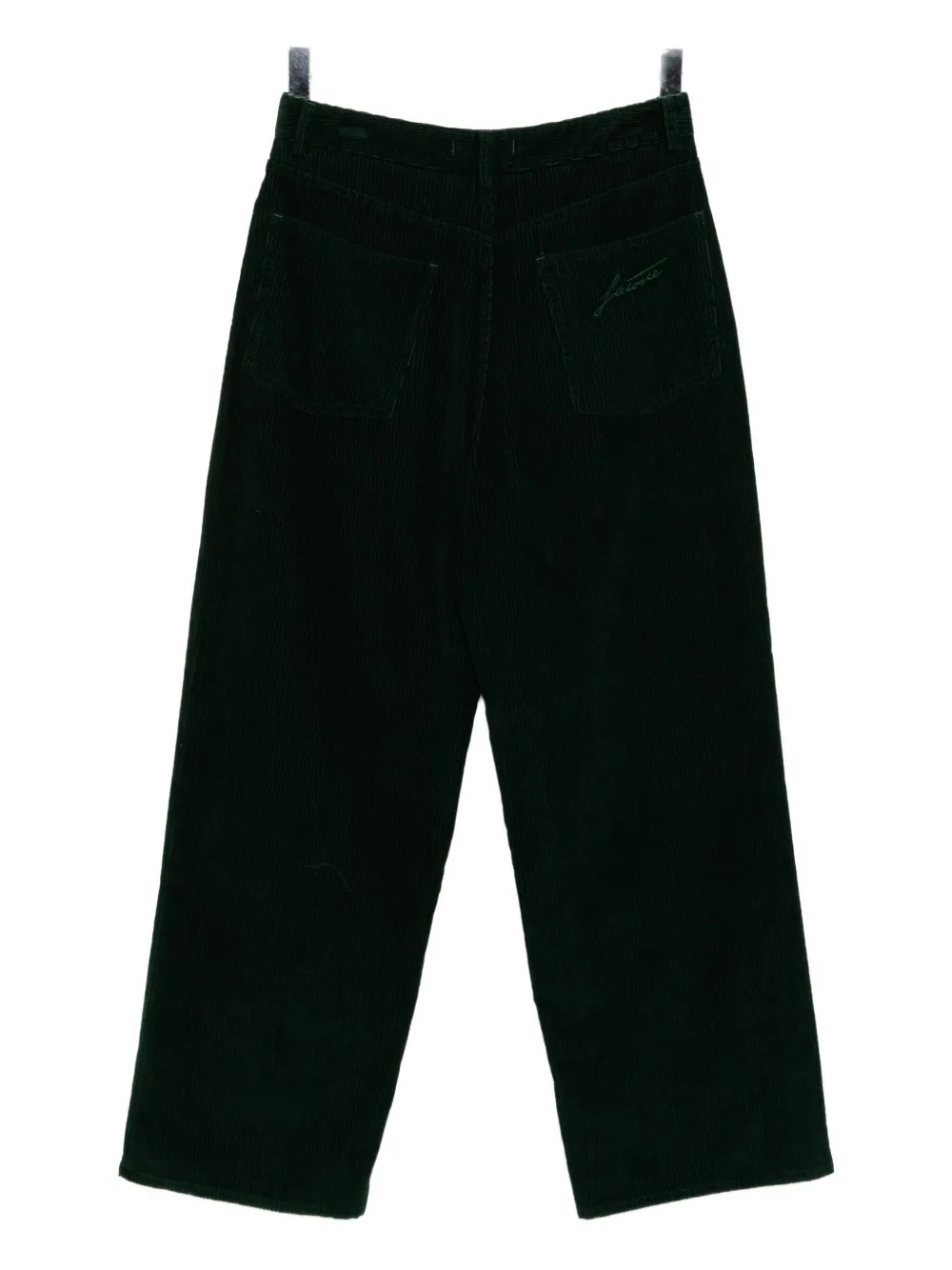 Lacoste Broek met geborduurd logo - Groen