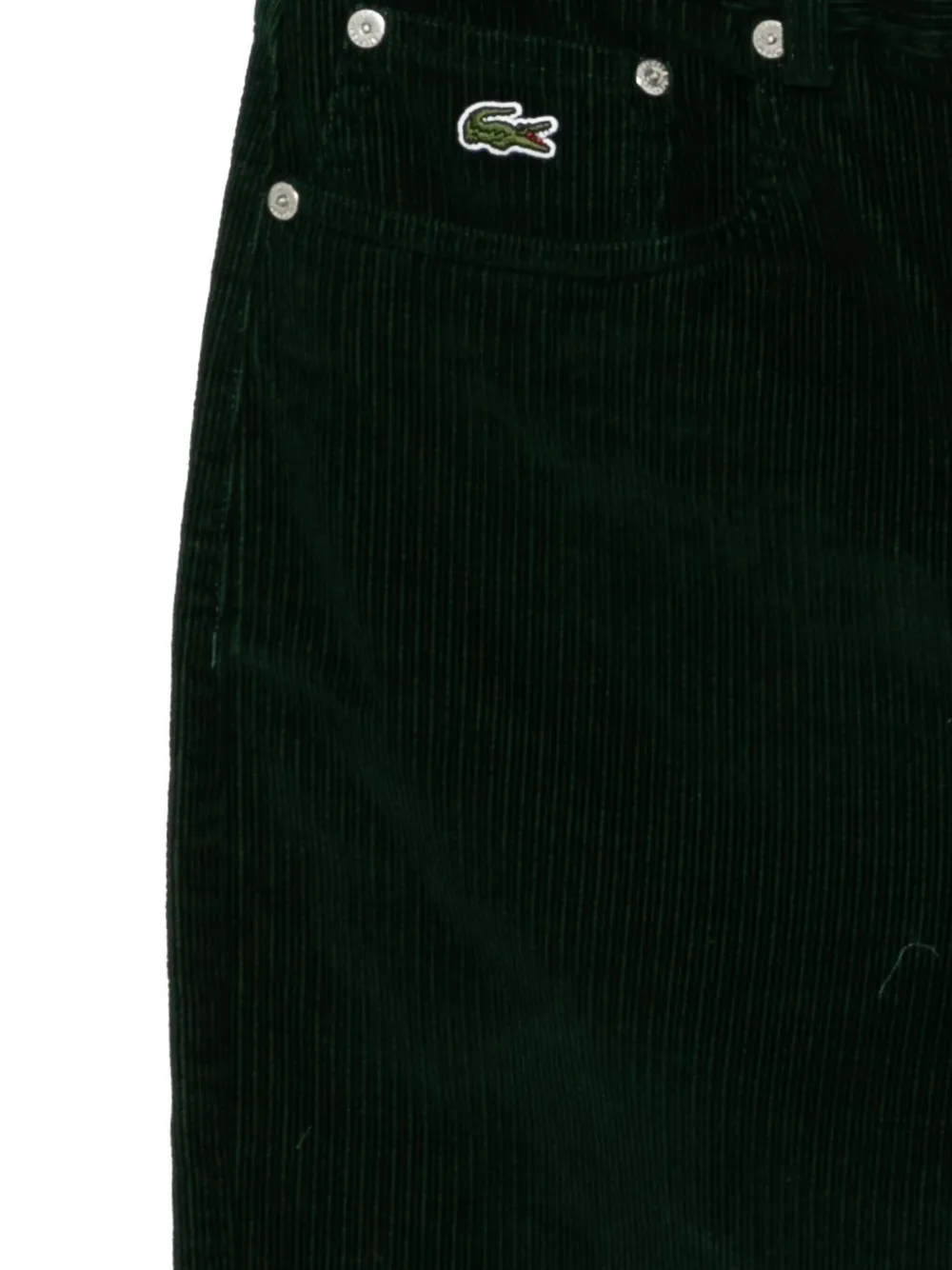 Lacoste Broek met geborduurd logo Groen