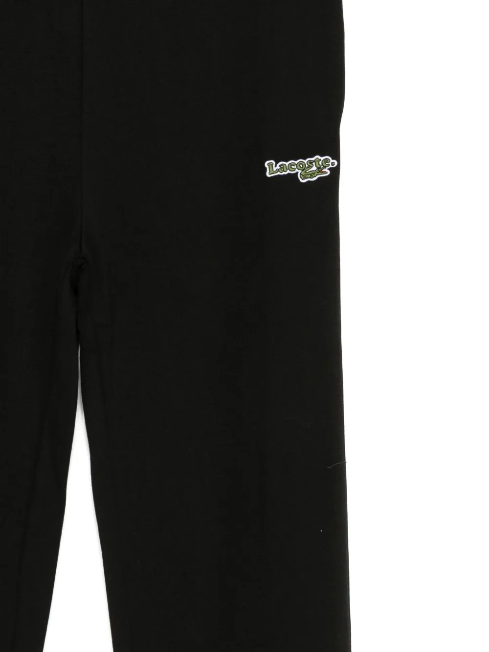 Lacoste logo-embroidered track pants Zwart