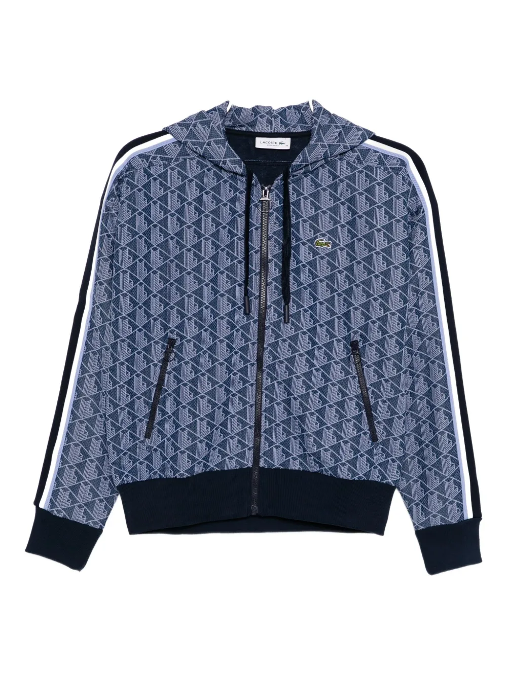 Lacoste モノグラム ジャケット - ブルー Lacoste モノグラム ジャケット - ブルー
