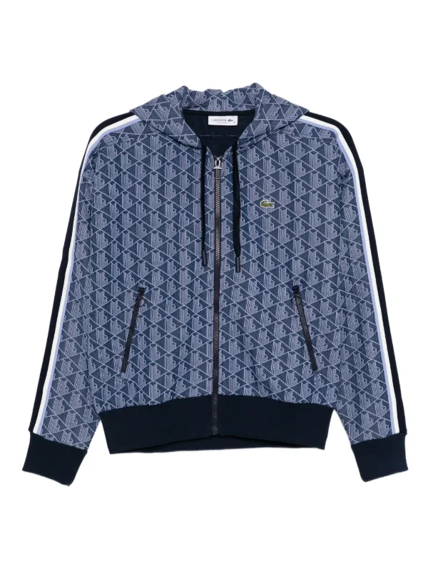 Lacoste モノグラム ジャケット | ブルー | FARFETCH JP