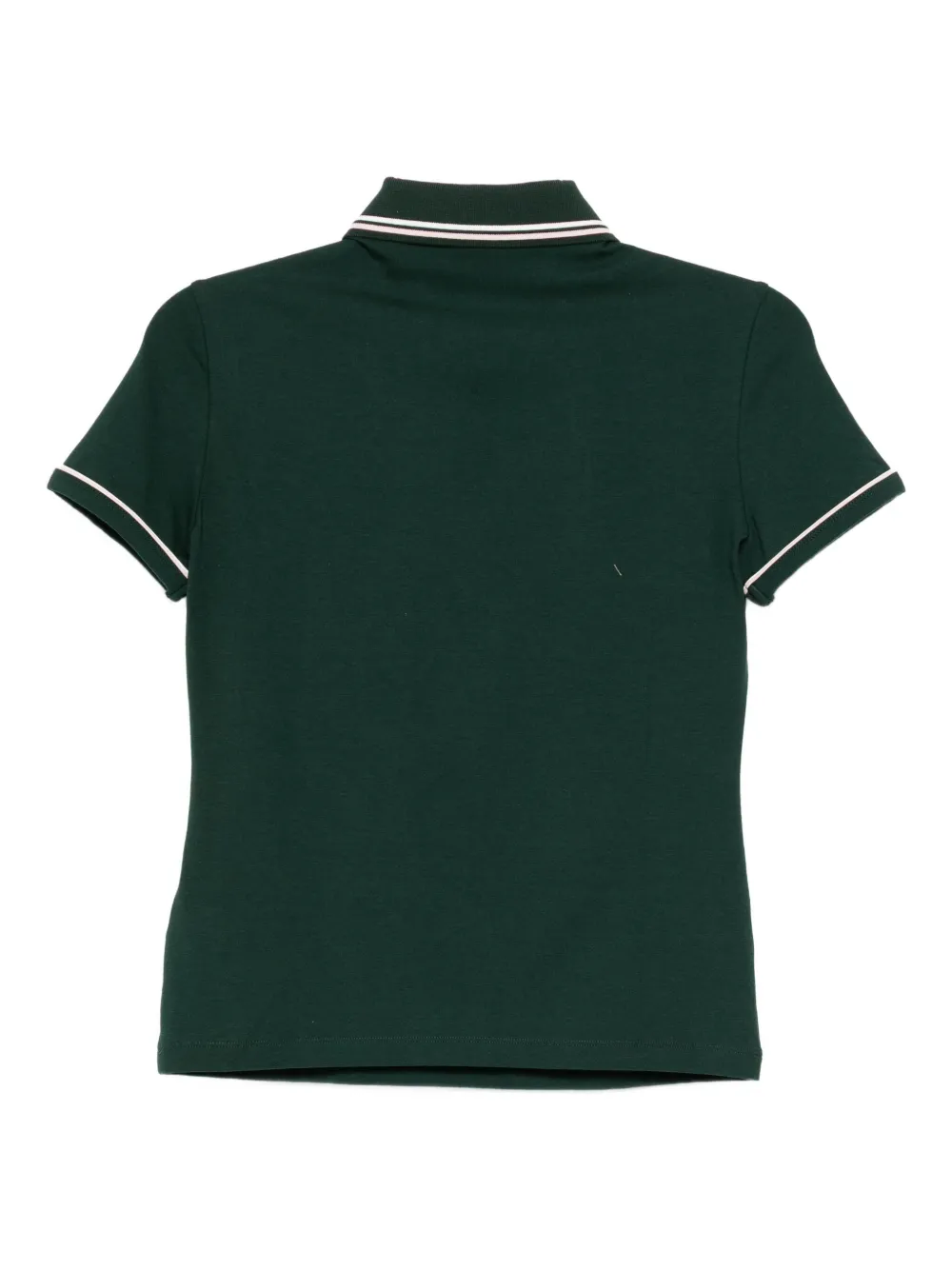 Lacoste logo-embroidered polo shirt Groen