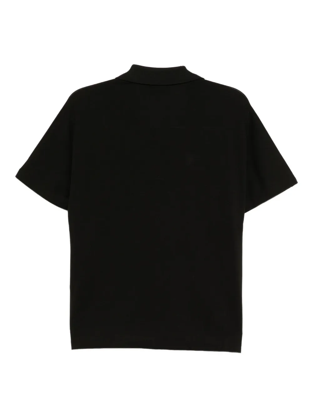 Lacoste Polotop met logopatch - Zwart