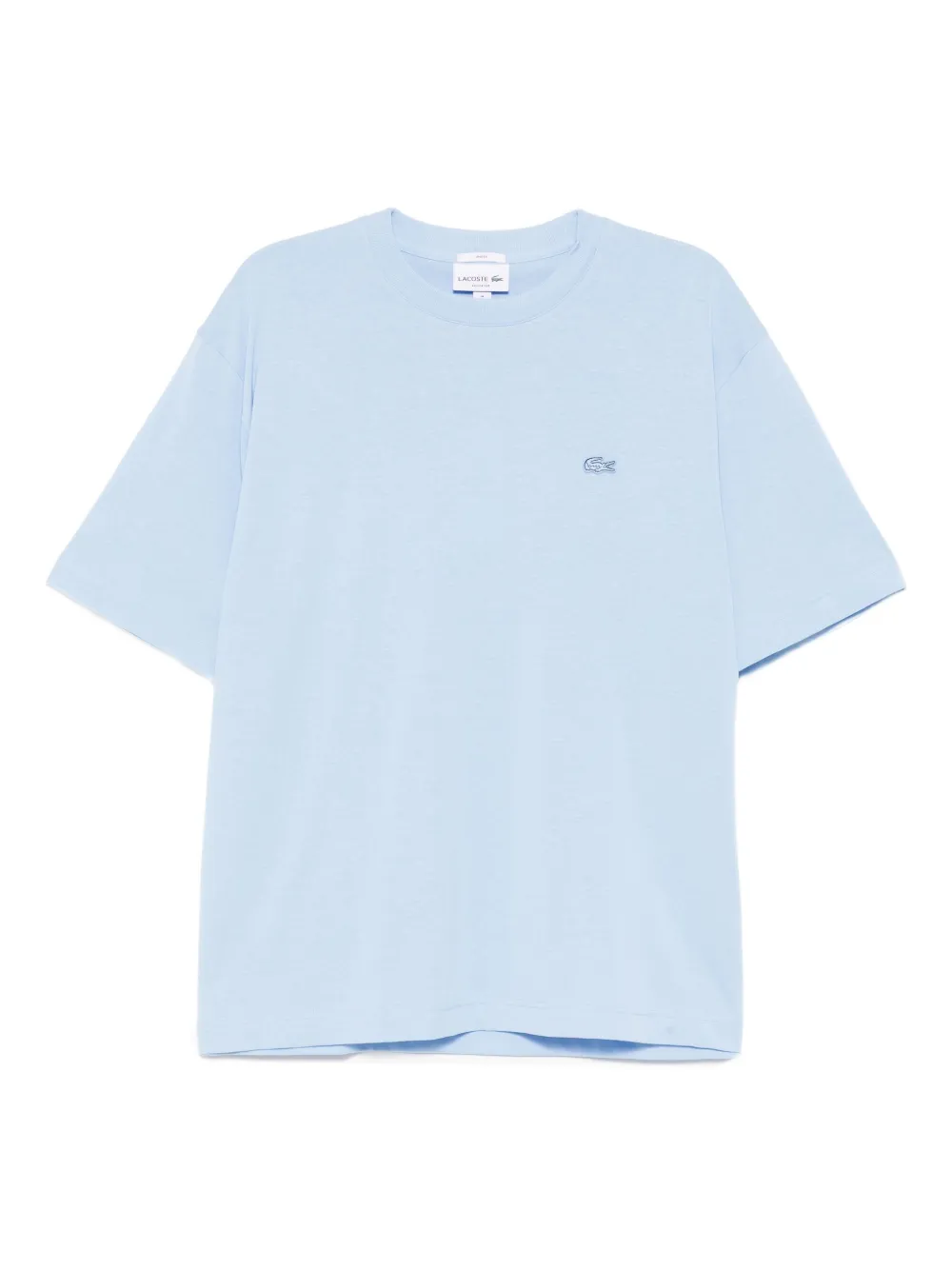 Lacoste T-shirt met geborduurd logo Blauw