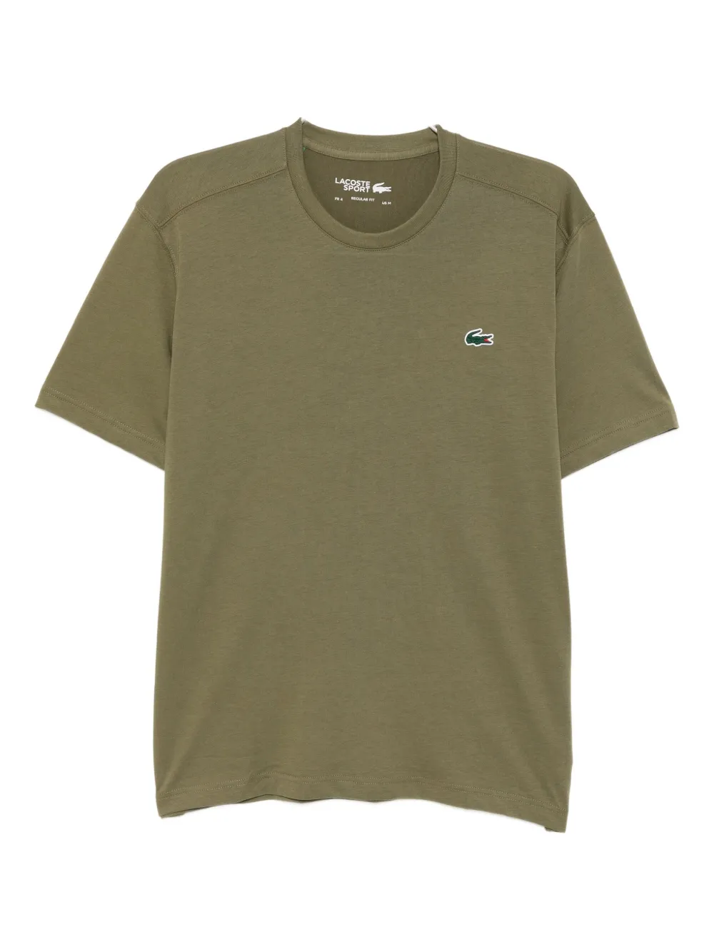 Lacoste T-shirt met geborduurd logo Groen