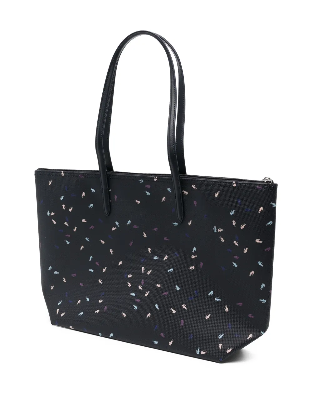 Lacoste Shopper met geborduurd logo - Blauw