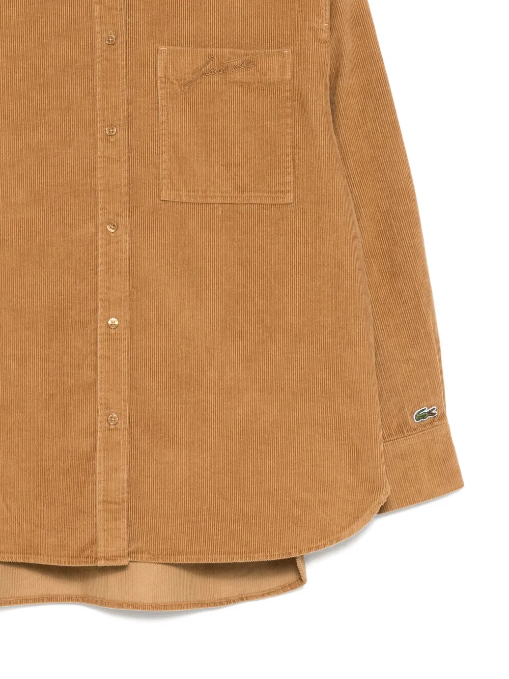 Lacoste long-sleeved shirt Bruin