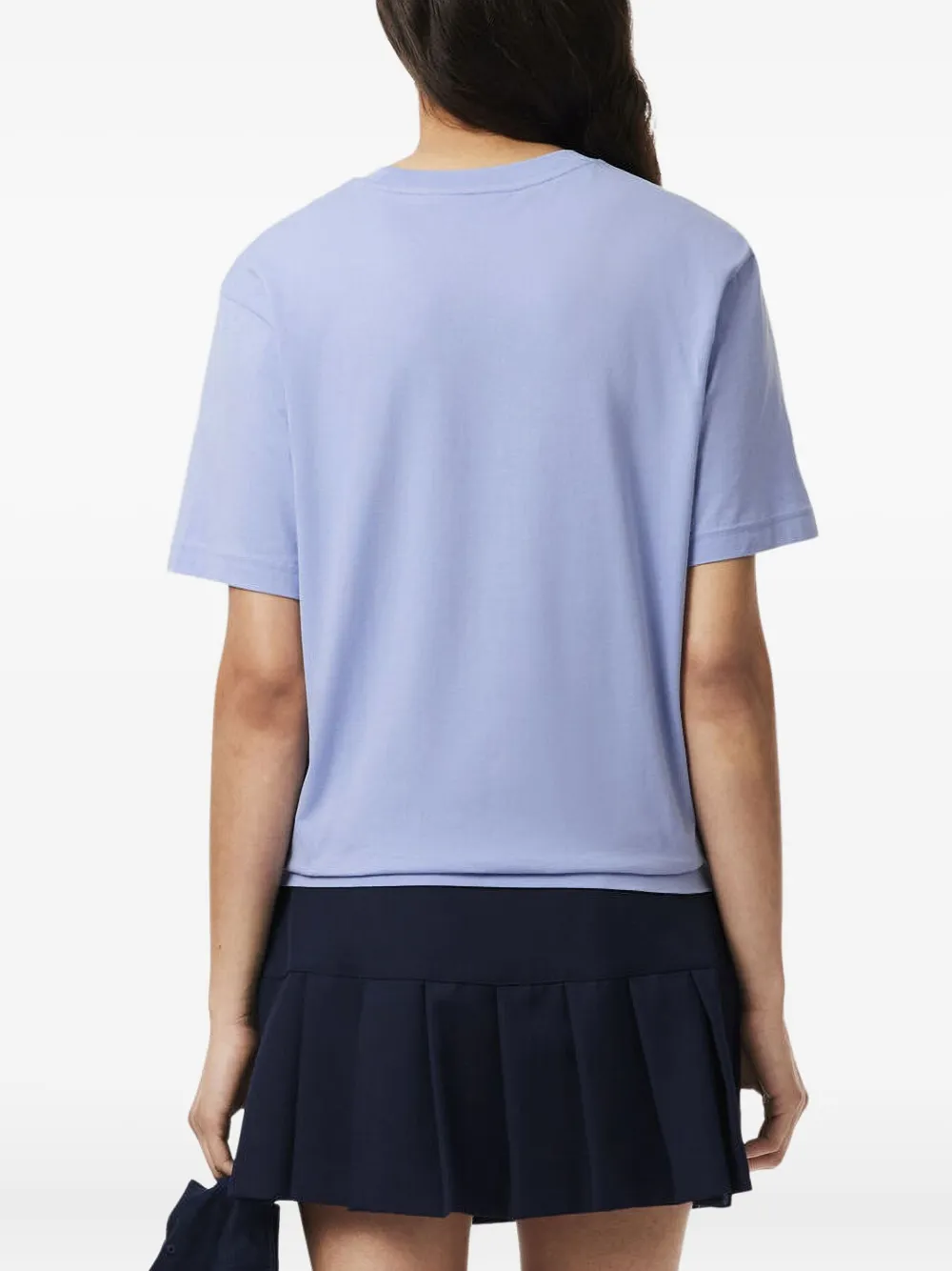 Lacoste T-shirt met borduurwerk Blauw