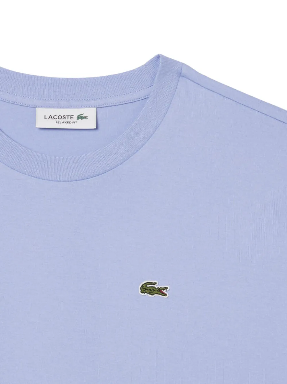 Lacoste T-shirt met borduurwerk Blauw
