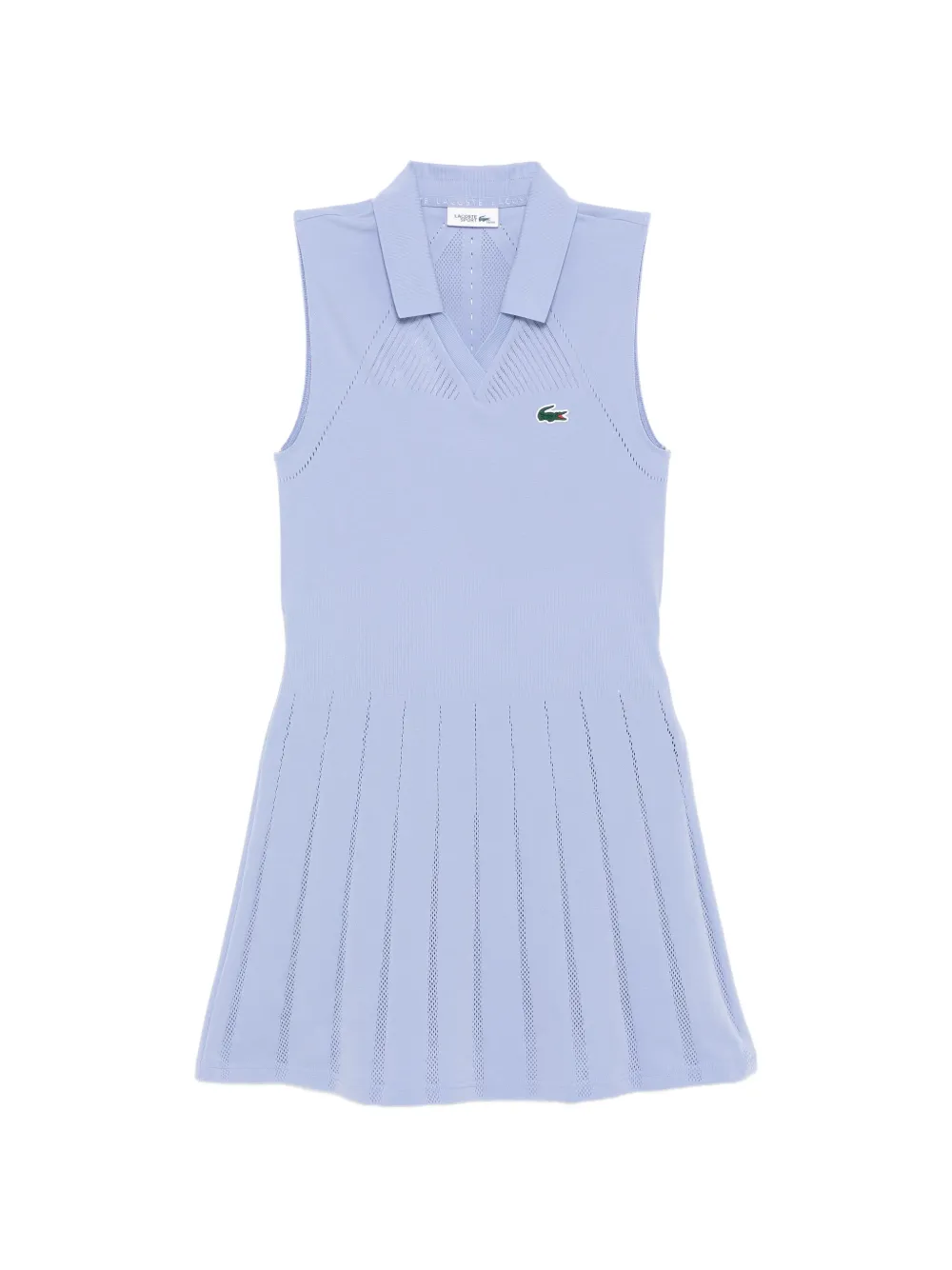Lacoste logo-embroidered mini dress - Viola