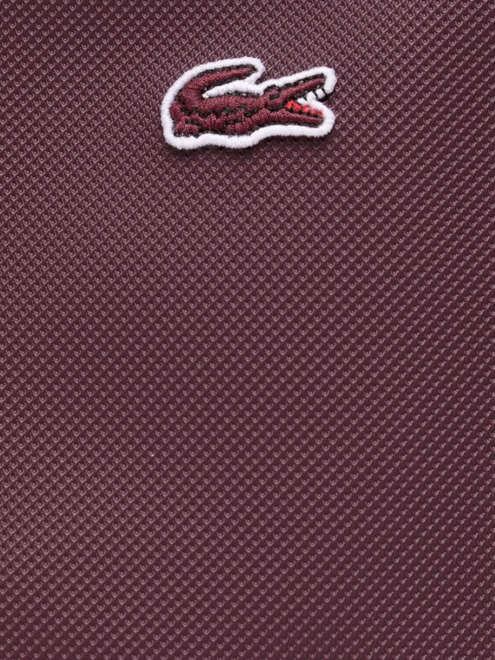 Lacoste Logo-embroidered Tote Bag In Purple