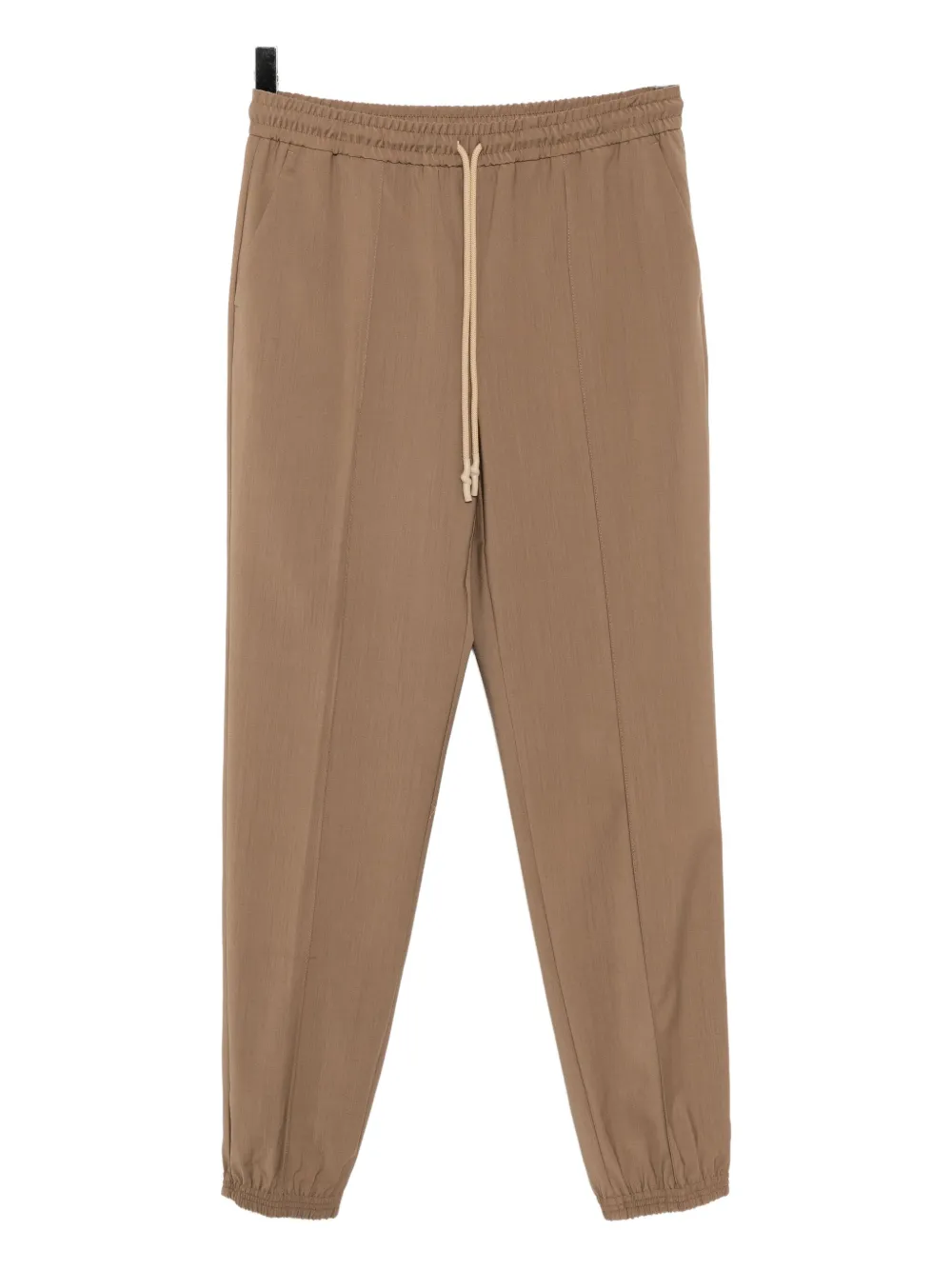 Lacoste Press-crease Trousers In Brown