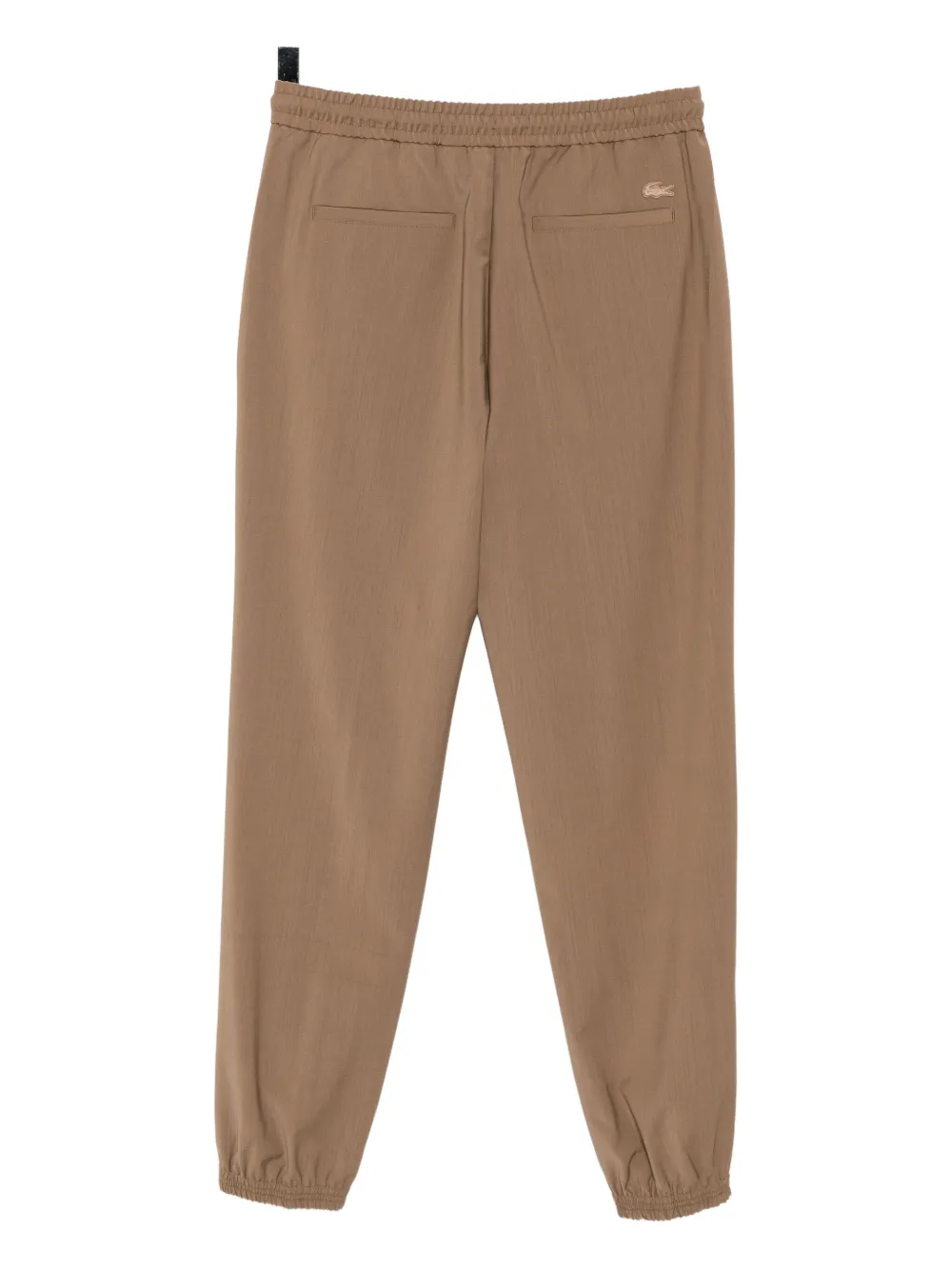 Lacoste Press-crease Trousers In Brown