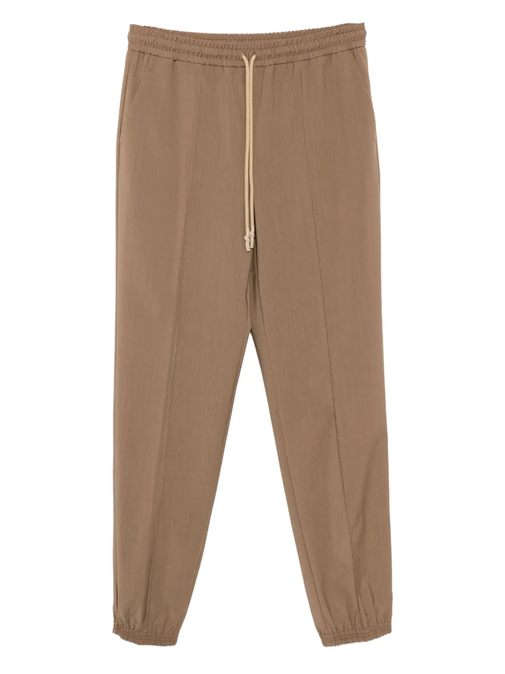 Lacoste press-crease trousers - Marrone