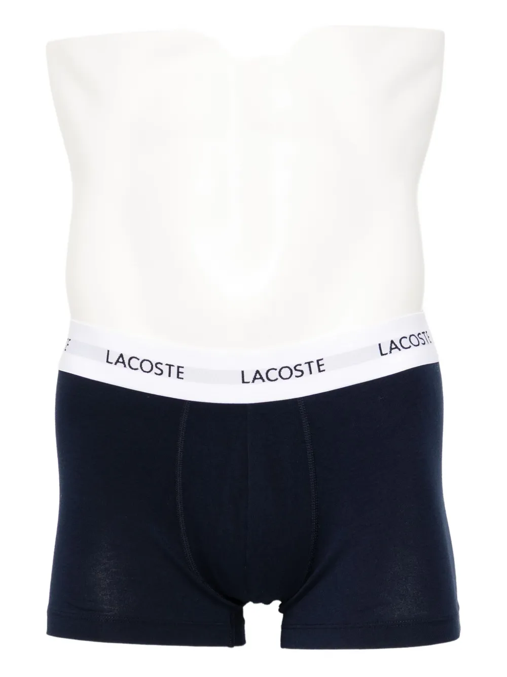 Lacoste Logo-waistband Boxer Briefs (set Of 3) In Multi