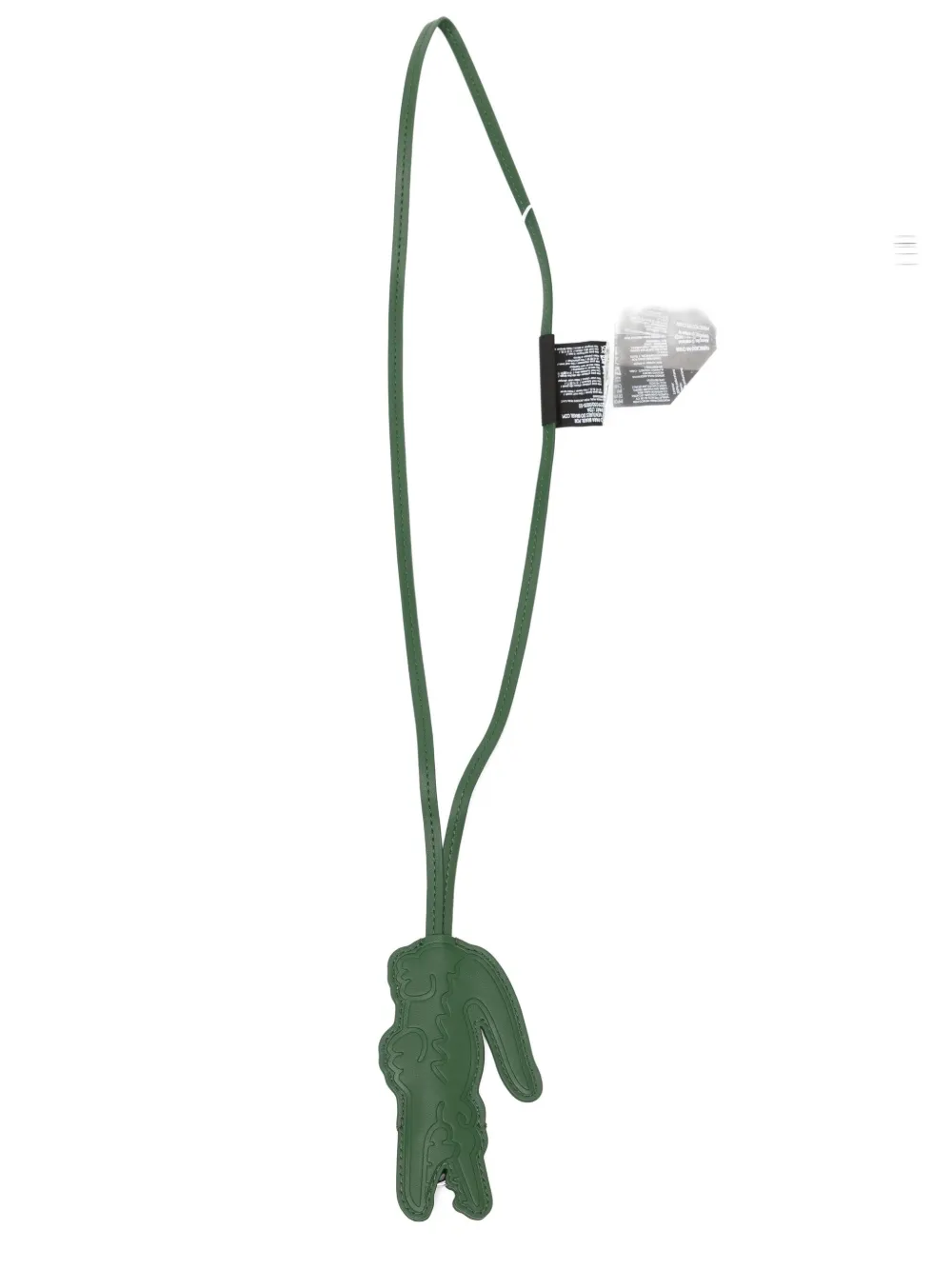 Lacoste Logo Debossed Key Holder In Green