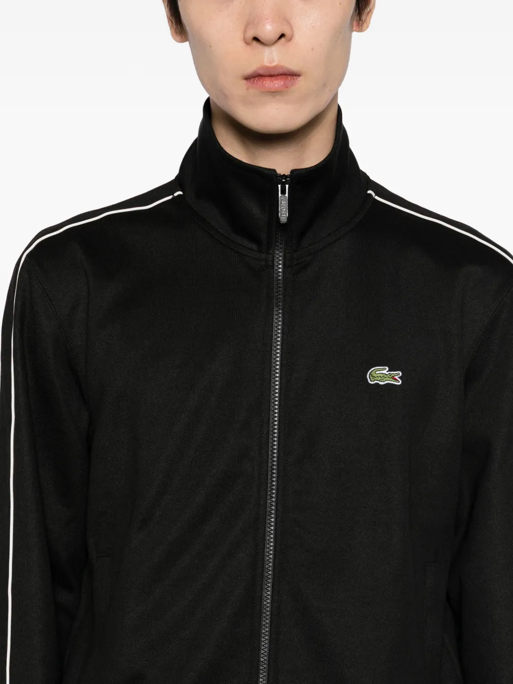 Lacoste Jack met logo-applicatie Zwart